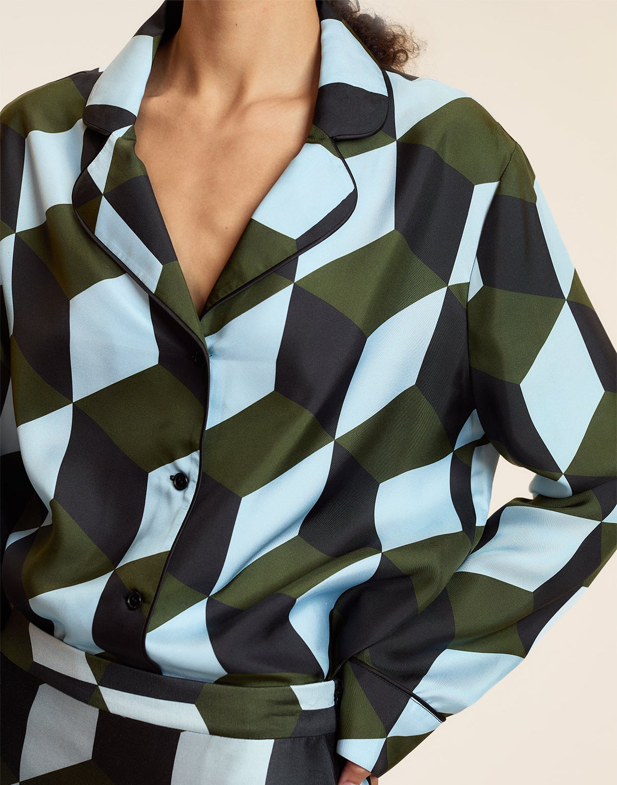 Art Deco PJ Top | Cynthia Rowley Clothing|Sale