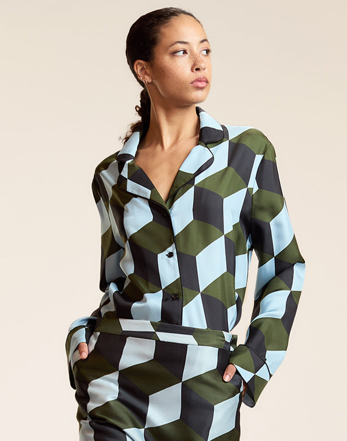Art Deco PJ Top | Cynthia Rowley Clothing|Sale