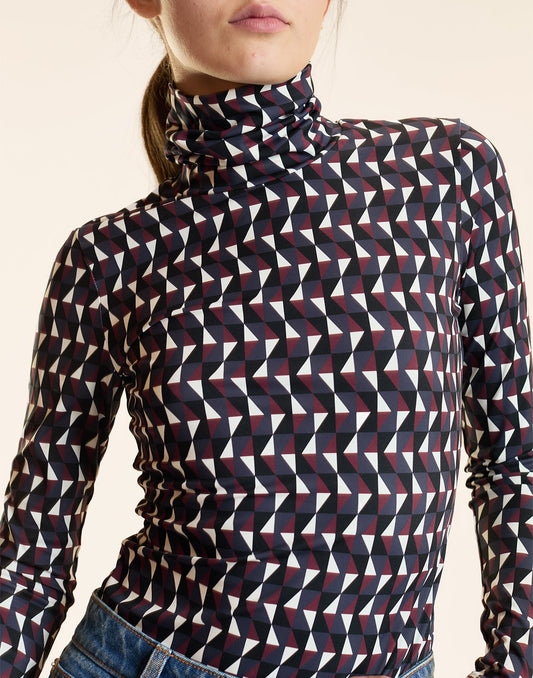 Art Nouveau Turtleneck | Cynthia Rowley Clothing|Sale