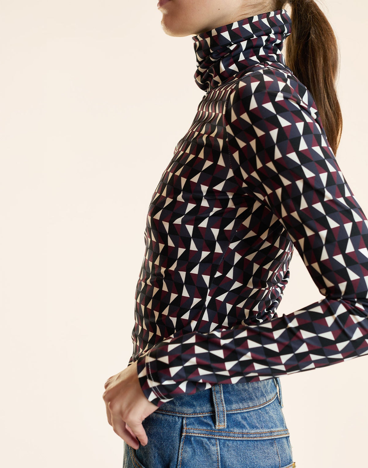 Art Nouveau Turtleneck | Cynthia Rowley Clothing|Sale