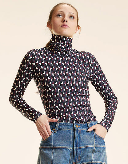 Art Nouveau Turtleneck | Cynthia Rowley Clothing|Sale