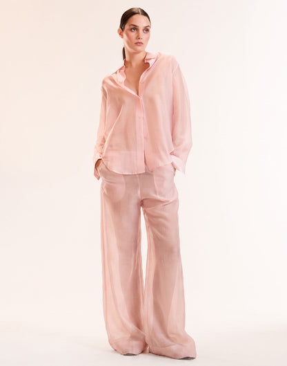 Salina Sheer Shirt | Cynthia Rowley Clothing