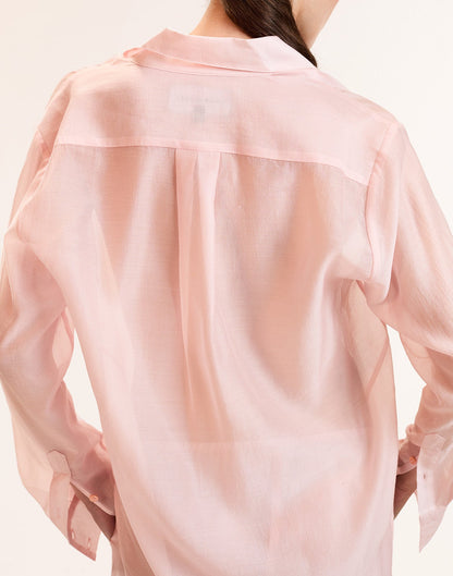 Salina Sheer Shirt | Cynthia Rowley Clothing