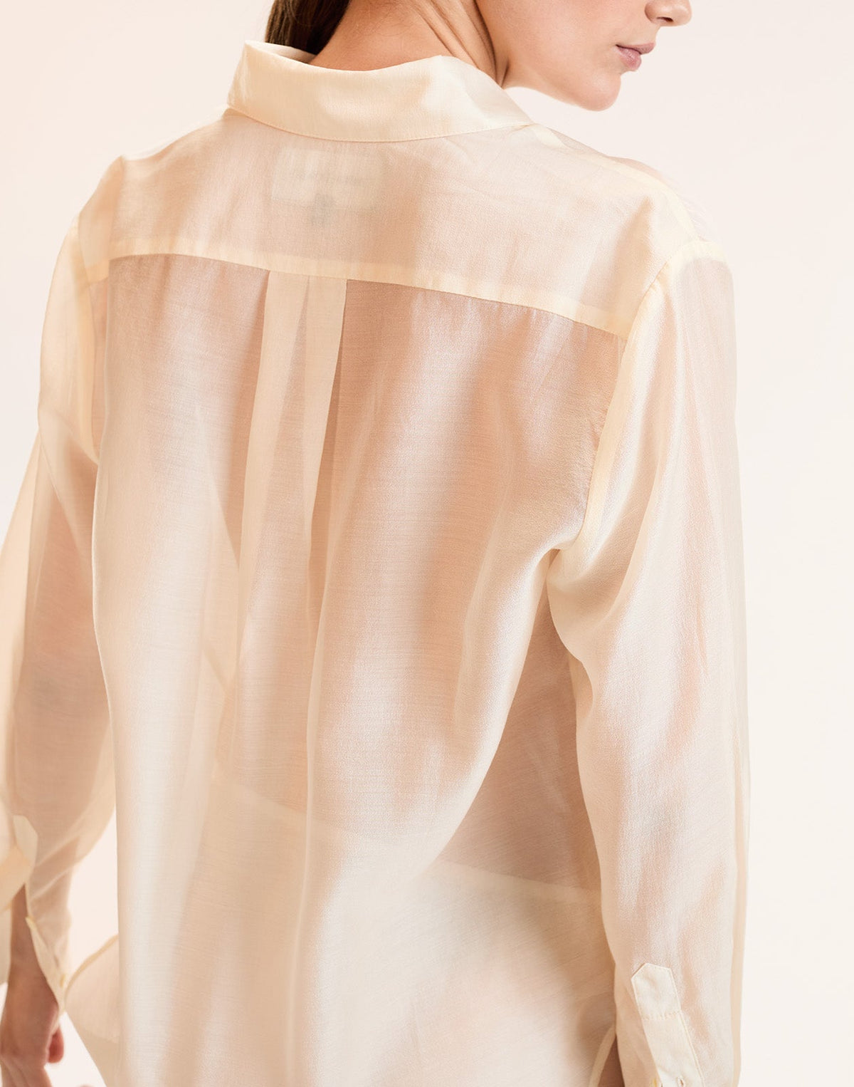 Salina Sheer Shirt | Cynthia Rowley Clothing