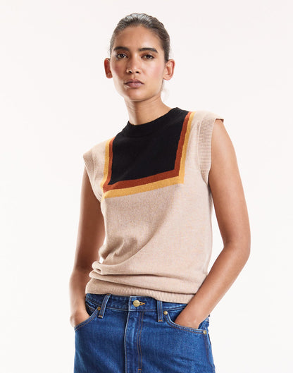 Eastport Knit Vest | Cynthia Rowley Clothing
