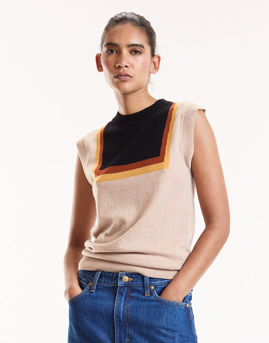 Eastport Knit Vest | Cynthia Rowley Clothing