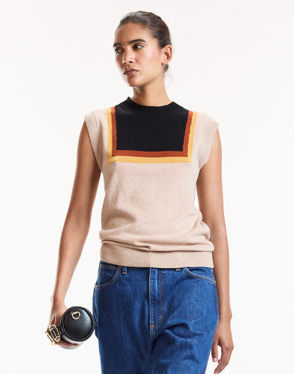 Eastport Knit Vest | Cynthia Rowley Clothing