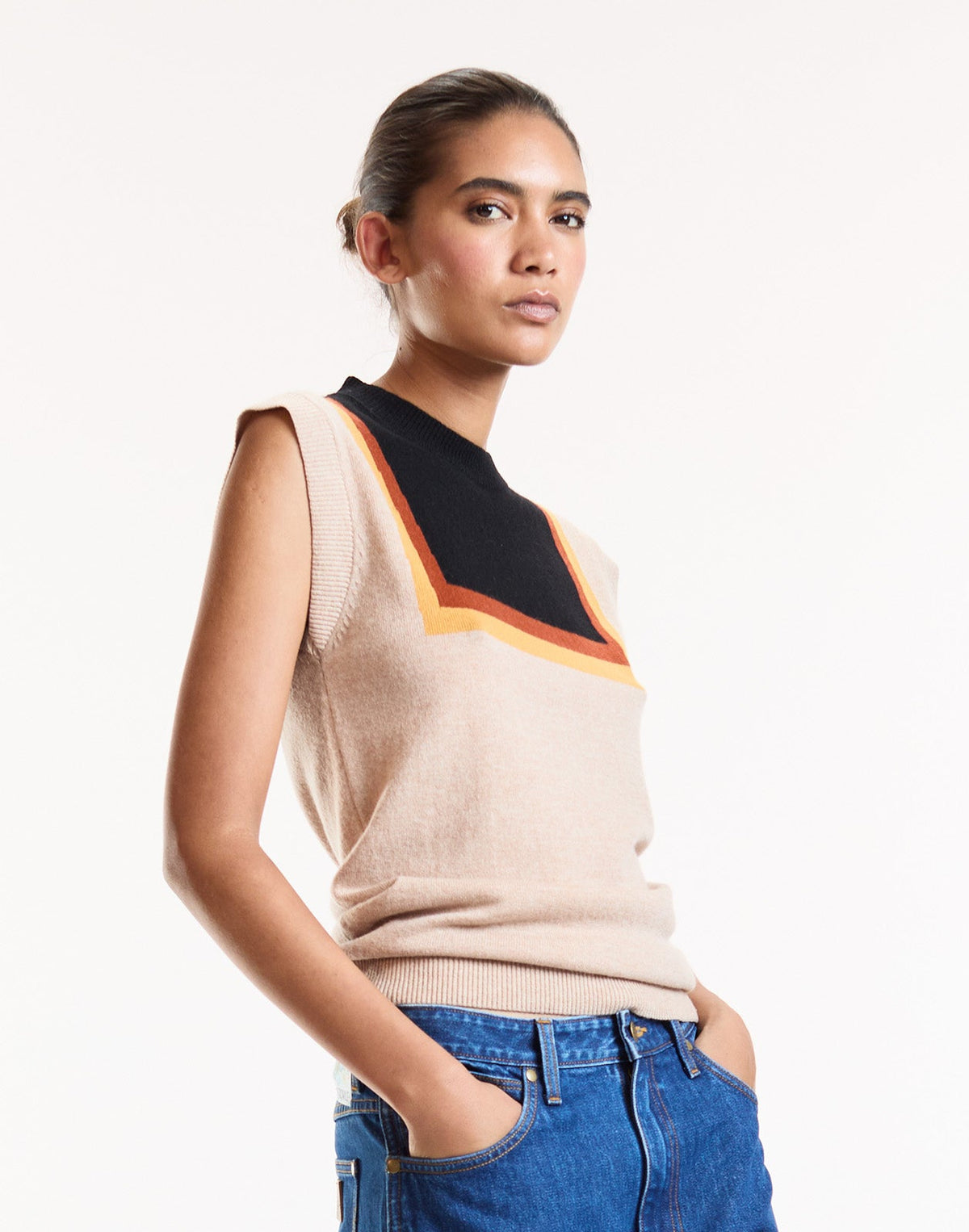 Eastport Knit Vest | Cynthia Rowley Clothing