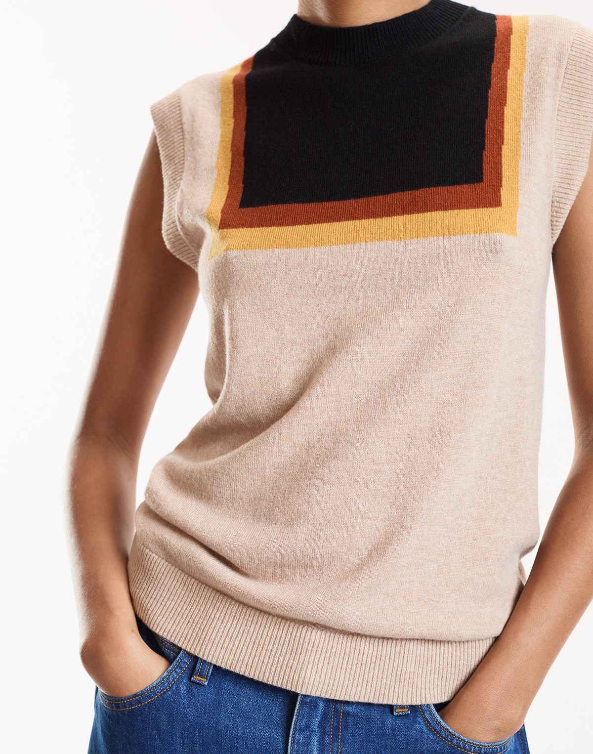 Eastport Knit Vest | Cynthia Rowley Clothing