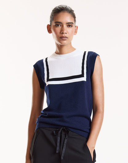 Eastport Knit Vest | Cynthia Rowley Clothing