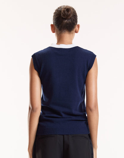 Eastport Knit Vest | Cynthia Rowley Clothing