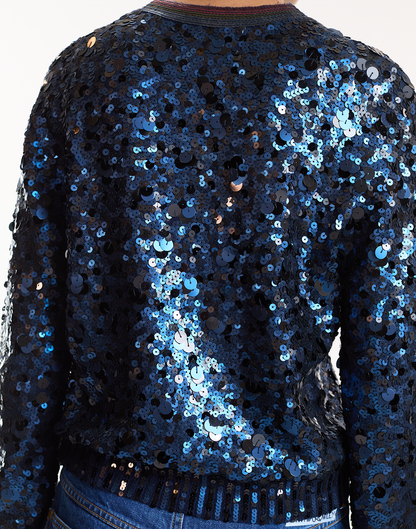 Match Point Sequin Sweater | Cynthia Rowley Clothing