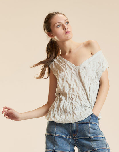 Parchment Knit Tank | Cynthia Rowley Clothing