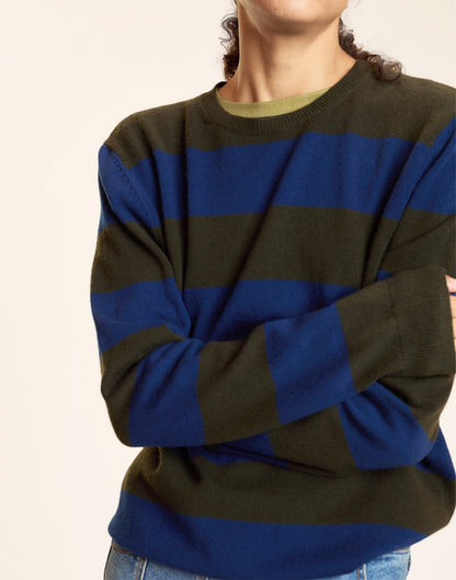 Lucky Stripes Cashmere Sweater | Cynthia Rowley Clothing