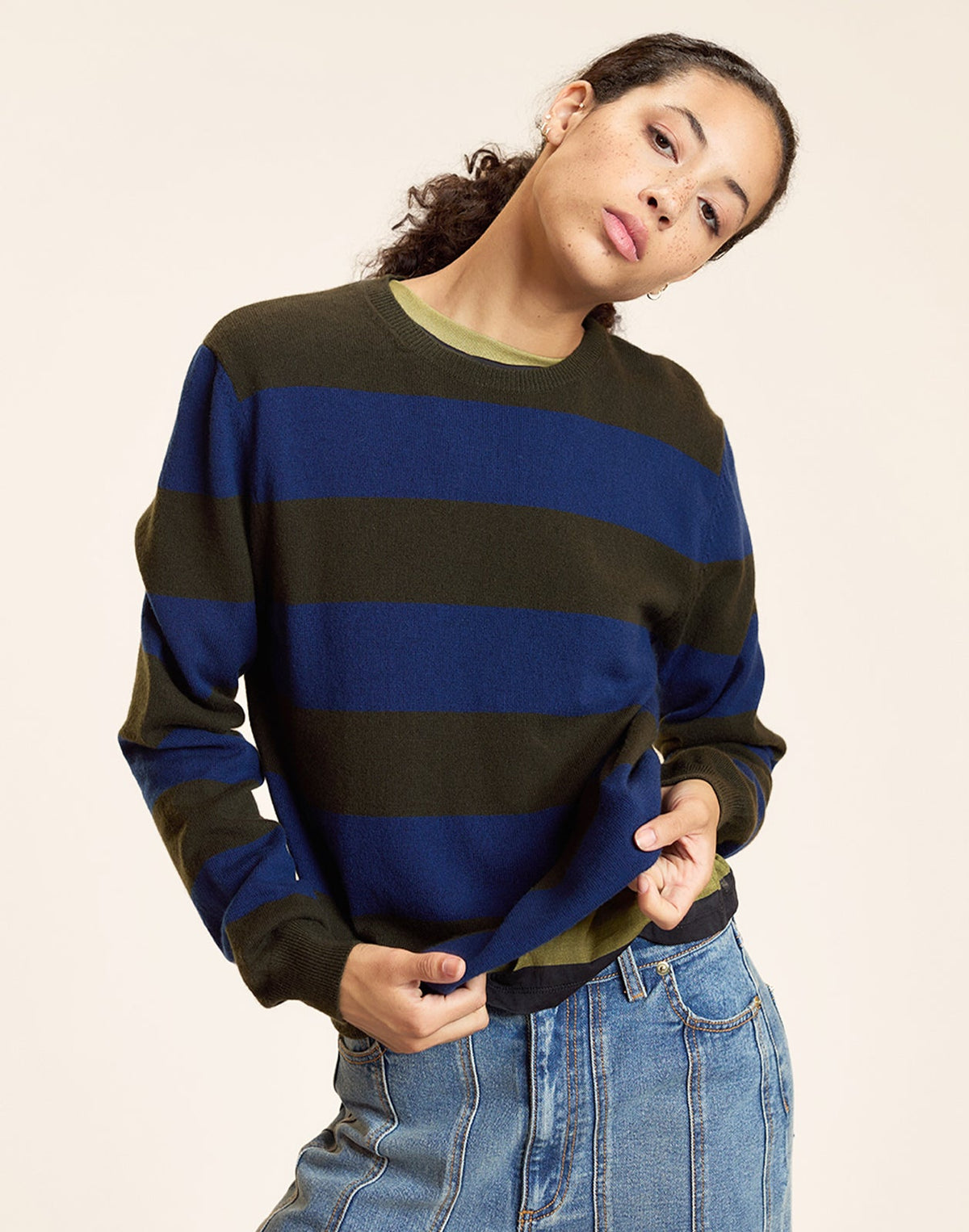 Lucky Stripes Cashmere Sweater | Cynthia Rowley Clothing