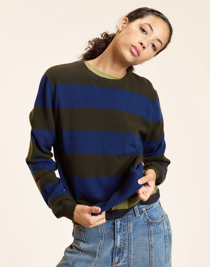 Lucky Stripes Cashmere Sweater | Cynthia Rowley Clothing