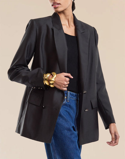 The Breakers Double Breasted Blazer | Cynthia Rowley Clothing