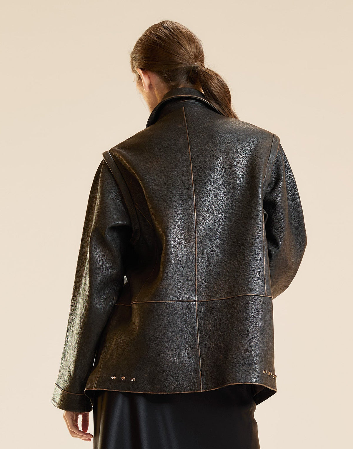 Winona Convertible Leather Jacket | Cynthia Rowley Clothing