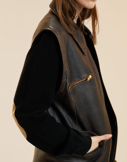 Winona Convertible Leather Jacket | Cynthia Rowley Clothing
