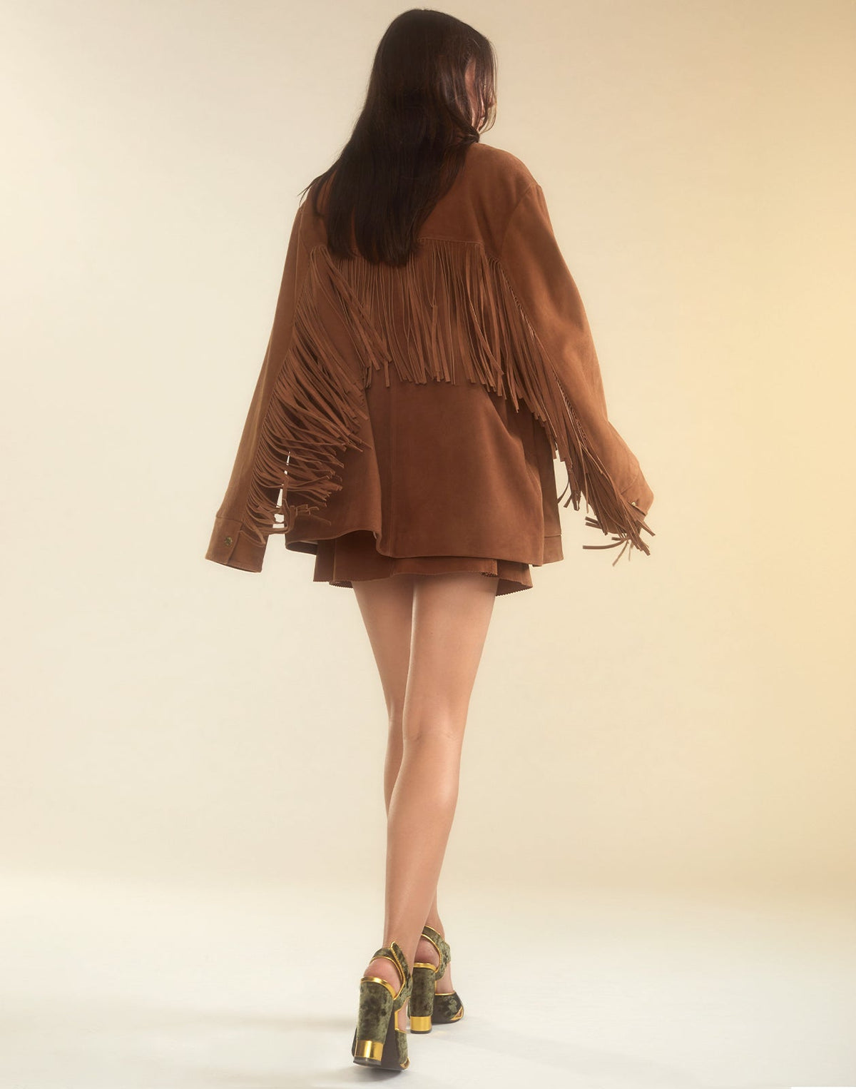 Westward Fringe Suede Jacket | Cynthia Rowley Clothing