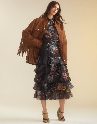 Westward Fringe Suede Jacket | Cynthia Rowley Clothing