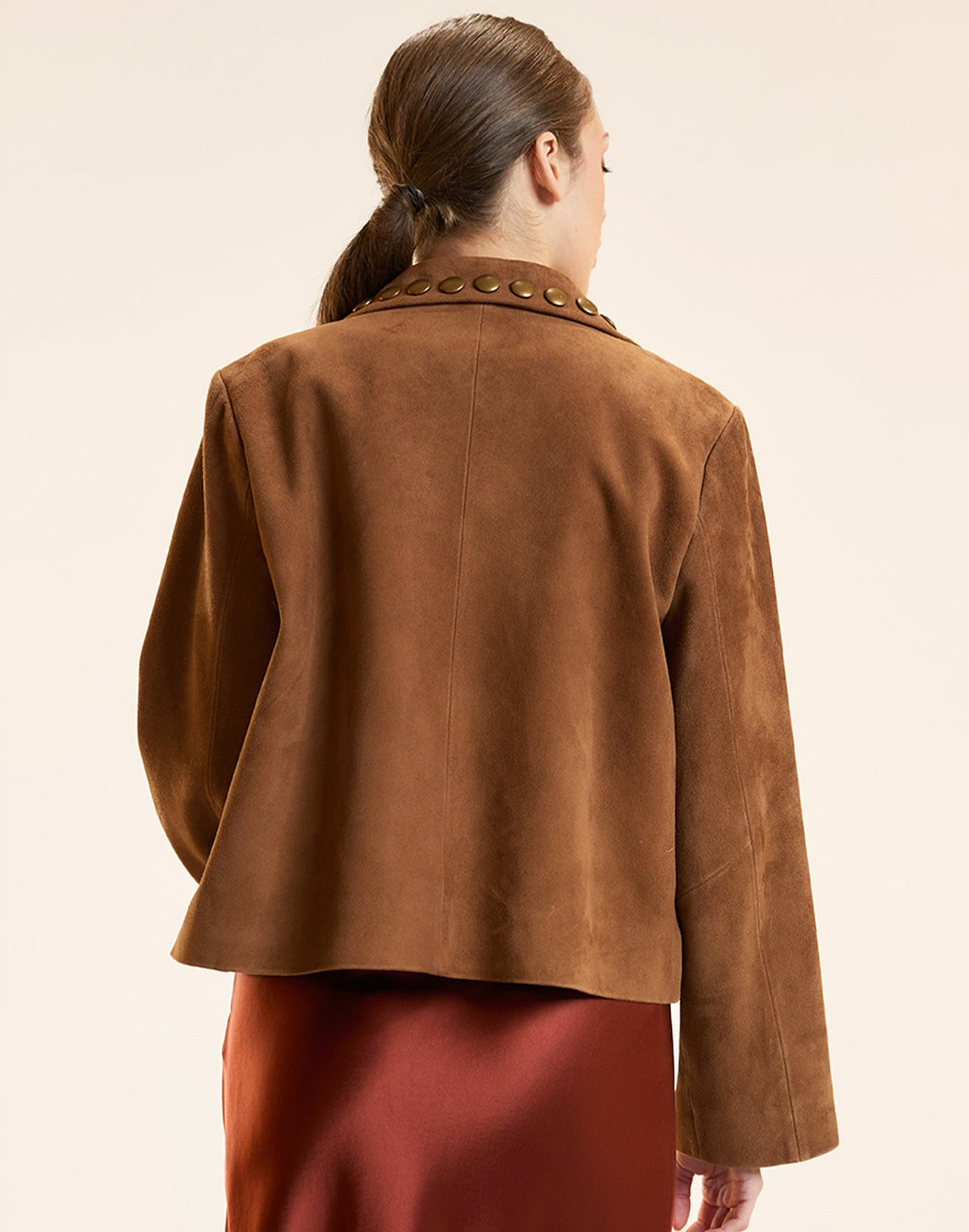 Studded Suede Jacket | Cynthia Rowley Clothing