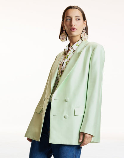 The Breakers Double Breasted Blazer | Cynthia Rowley Clothing
