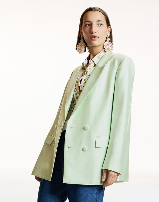 The Breakers Double Breasted Blazer | Cynthia Rowley Clothing