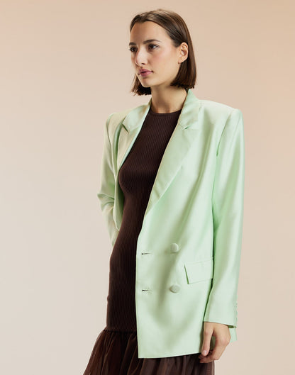 The Breakers Double Breasted Blazer | Cynthia Rowley Clothing
