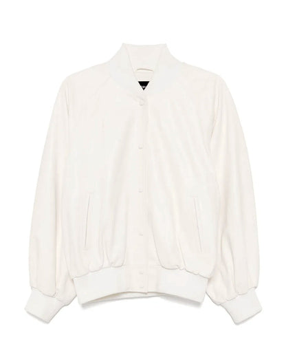 Downtown Leather Bomber Jacket | Cynthia Rowley Clothing|Sale