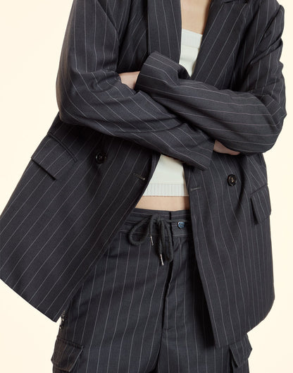 Pinstripe Blazer | Cynthia Rowley Clothing