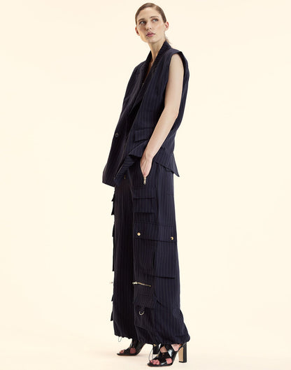 Pinstripe Vest | Cynthia Rowley Clothing|Sale