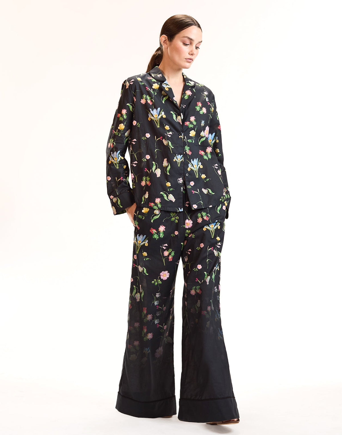 Botanical Noir PJ Pants | Cynthia Rowley Clothing