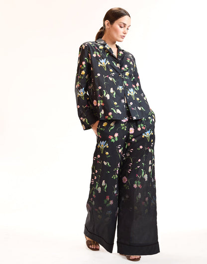 Botanical Noir PJ Pants | Cynthia Rowley Clothing