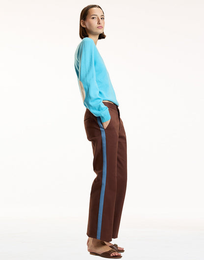 Riley Side Stripe Cropped Flare | Cynthia Rowley Clothing