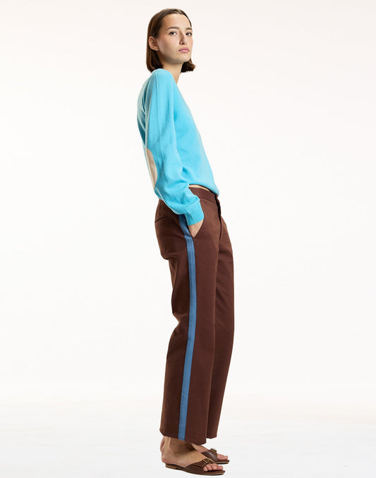 Riley Side Stripe Cropped Flare | Cynthia Rowley Clothing