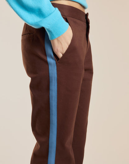 Riley Side Stripe Cropped Flare | Cynthia Rowley Clothing