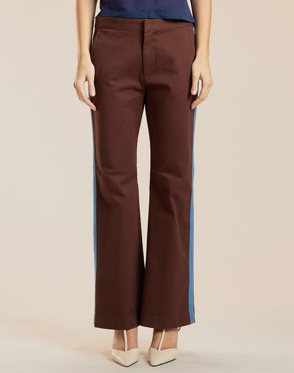 Riley Side Stripe Cropped Flare | Cynthia Rowley Clothing