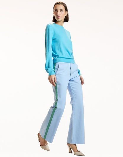 Riley Side Stripe Cropped Flare | Cynthia Rowley Clothing