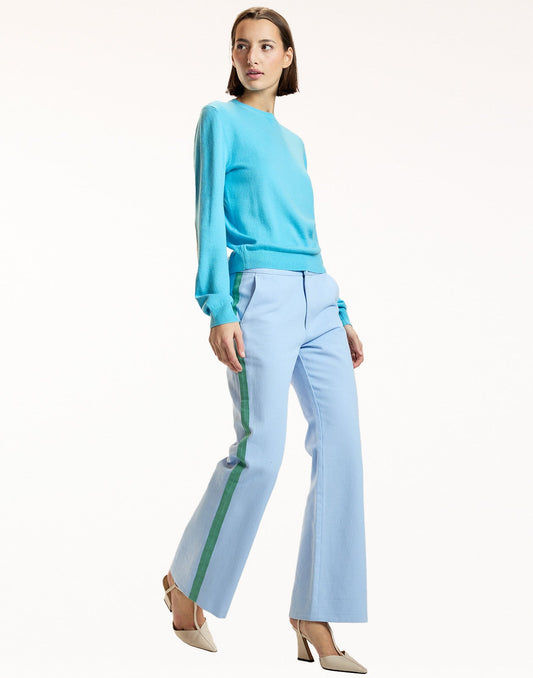 Riley Side Stripe Cropped Flare | Cynthia Rowley Clothing