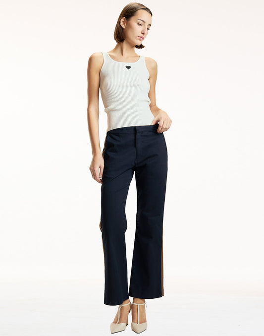 Riley Side Stripe Cropped Flare | Cynthia Rowley Clothing