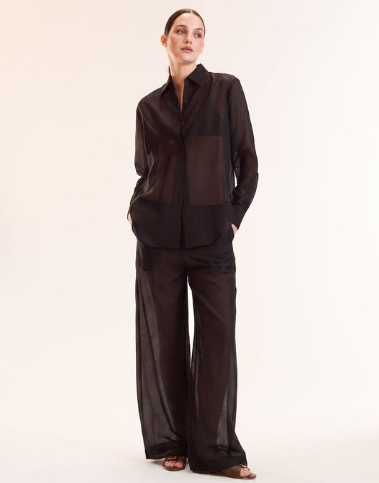 Salina Sheer Pant | Cynthia Rowley Clothing