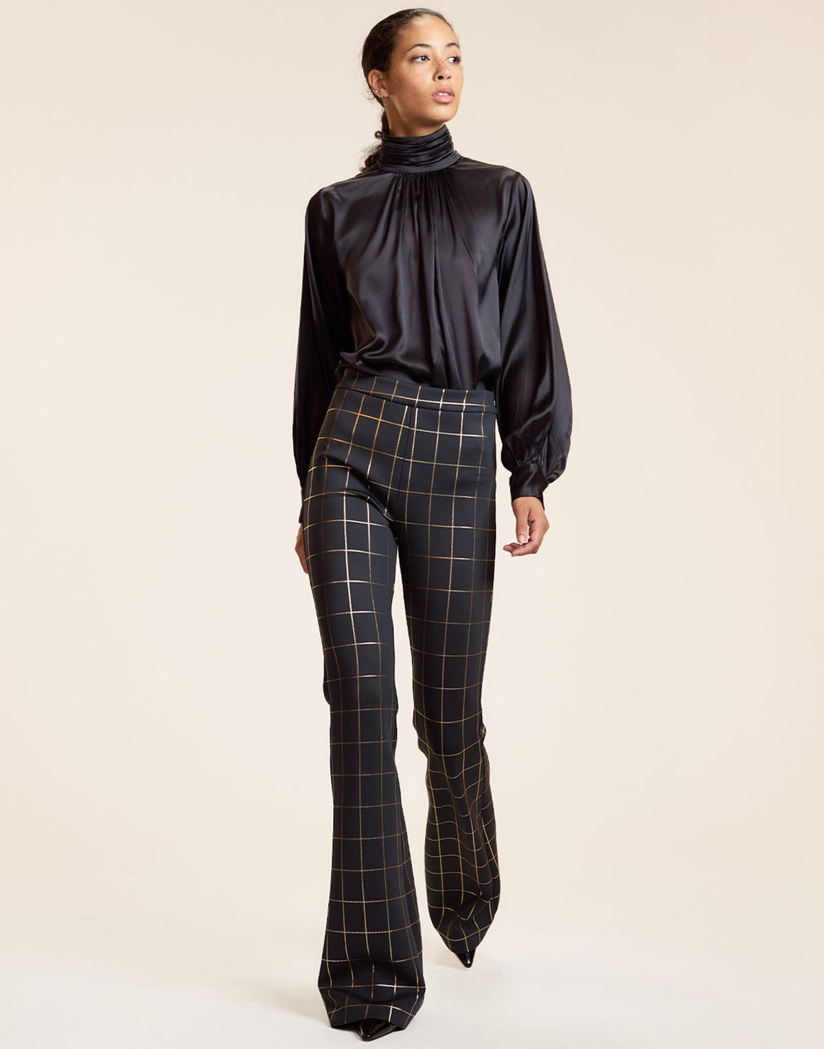 Metallic Bonded Pants | Cynthia Rowley Clothing|Sale