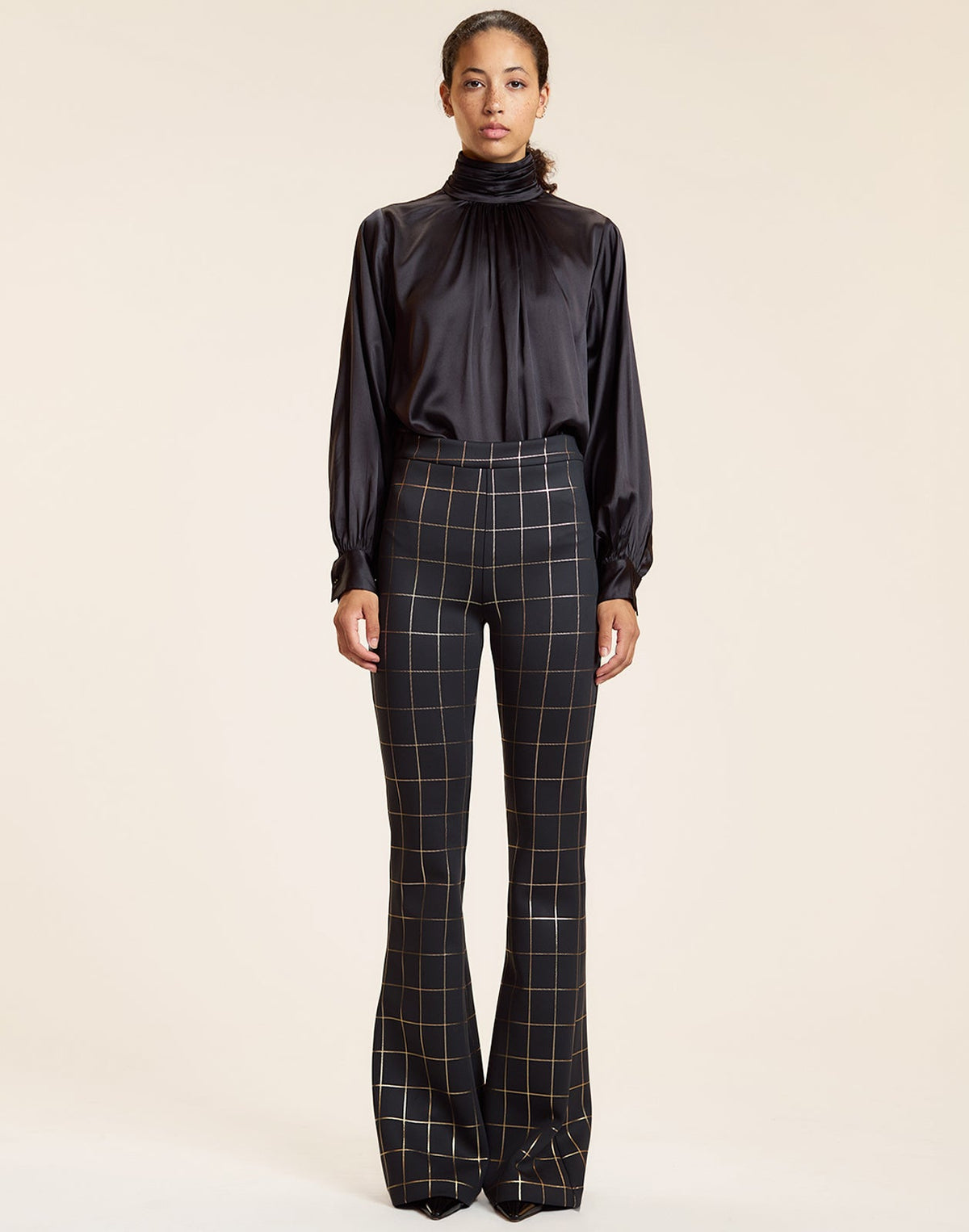 Metallic Bonded Pants | Cynthia Rowley Clothing|Sale