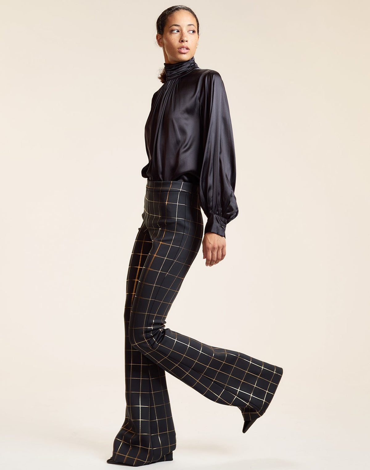 Metallic Bonded Pants | Cynthia Rowley Clothing|Sale