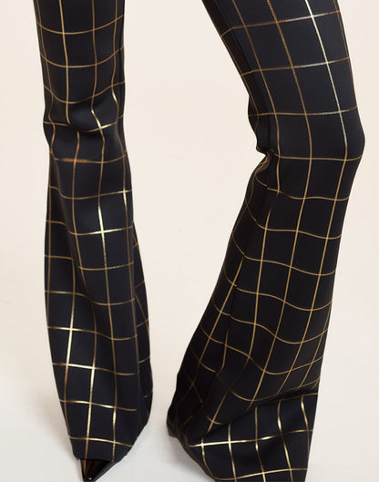 Metallic Bonded Pants | Cynthia Rowley Clothing|Sale