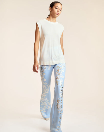 Metallic Bonded Pants | Cynthia Rowley Clothing|Sale