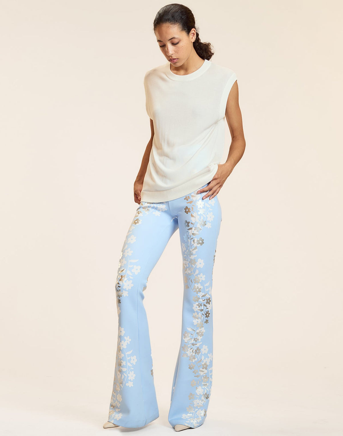 Metallic Bonded Pants | Cynthia Rowley Clothing|Sale