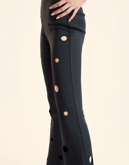 Peek-a-boo Flare Pants | Cynthia Rowley Clothing|Sale