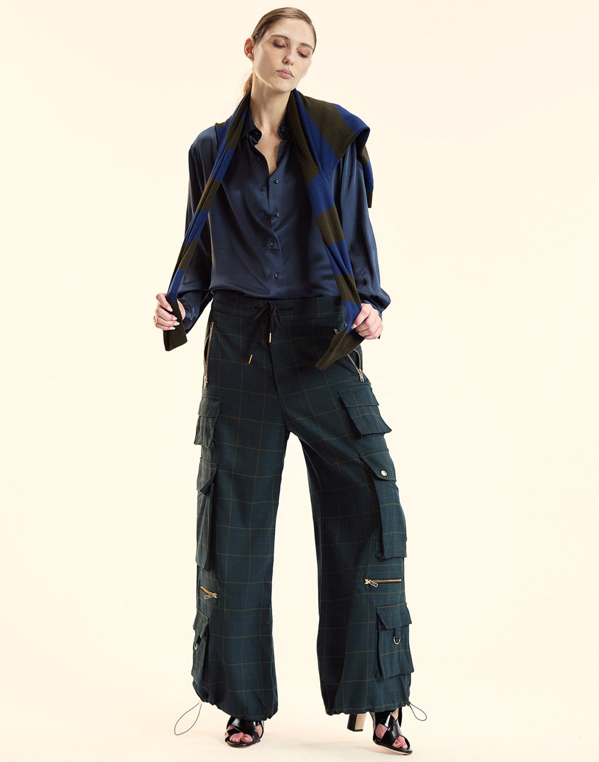 Plaid Cargo Pants | Cynthia Rowley Clothing|Sale